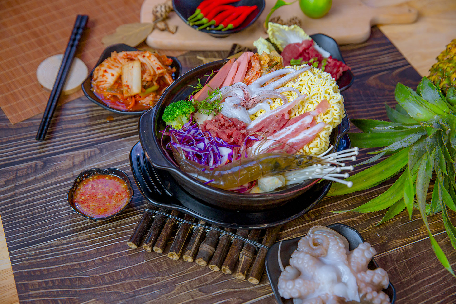 Mỳ kim chi thập cẩm
